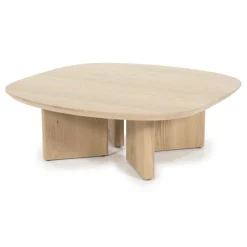 Eleonora Salontafel Stef Eiken, 80 x 80cm, kleur* Vierkante Salontafel