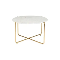 ZILT Salontafel Timpa Marmer, 70cm* Ronde Salontafel