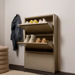 WOOOD Schoenenkast Sabine 3-laags, 103 x 66cm* Halkasten