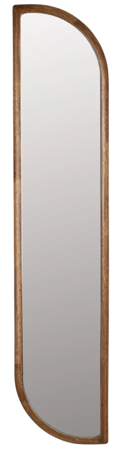 ZILT Smalle Spiegel Rania Hout, 120 x 26cm* Organische Spiegels
