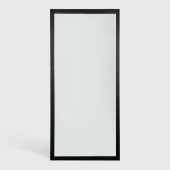 Ethnicraft Spiegel Light Frame Eikenhout, 200 x 90cm* Zwarte Spiegels
