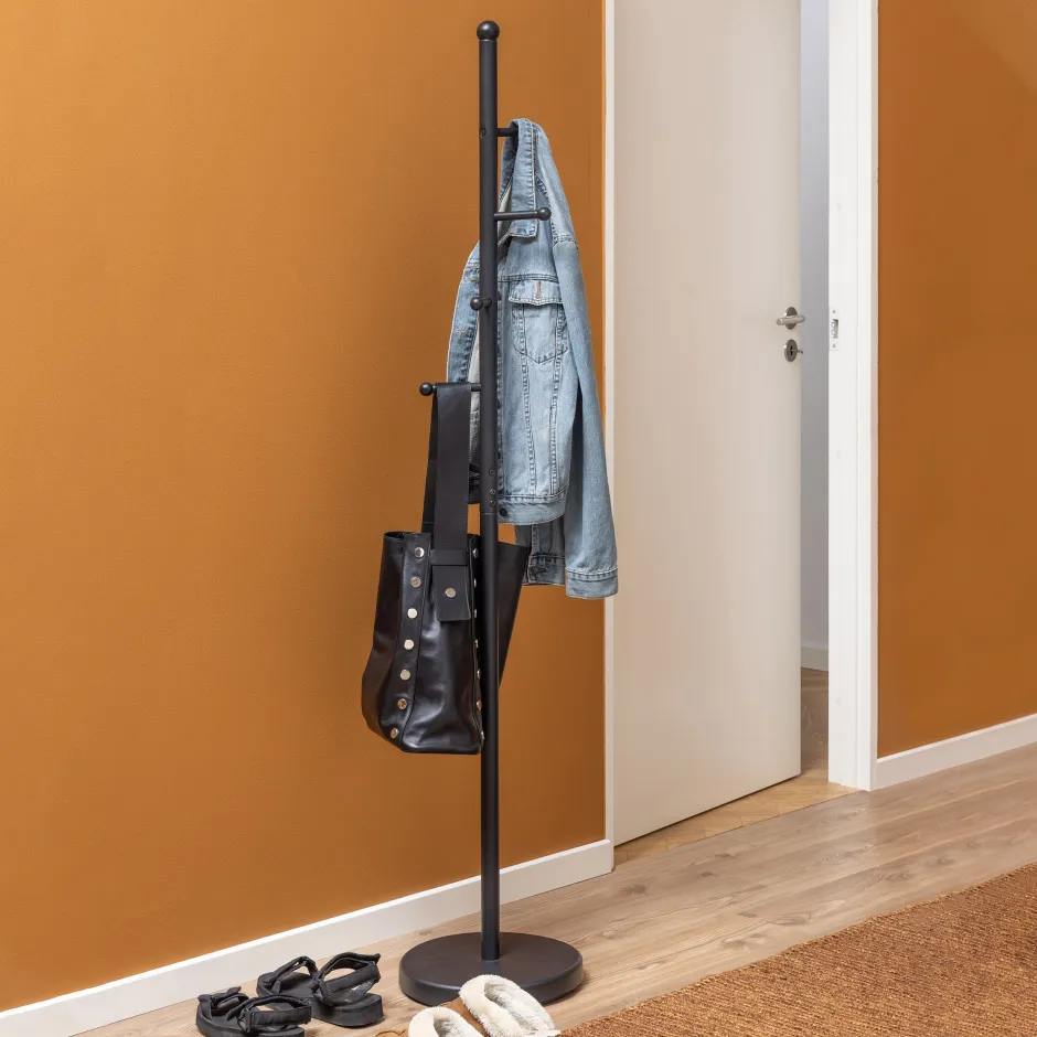 Bendt Staande Kapstok Hedvig Met 6 haakjes, 170cm hoog* Staande Kapstokken