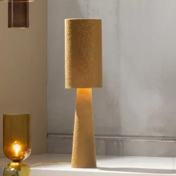 WOOOD Tafellamp / Vloerlamp Loft Bouclé, kleur Tapenade* Tafellampen|Vloerlampen