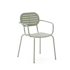 Kave Home Tuinstoel Brai Met armleuning, Staal* Terrasstoelen