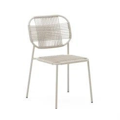 Kave Home Tuinstoel Talaier Touw* Terrasstoelen