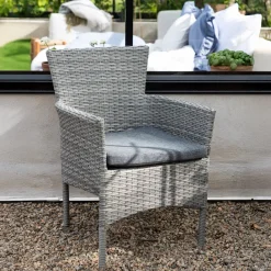 Nohr Tuinstoel Theressa Wicker* Terrasstoelen