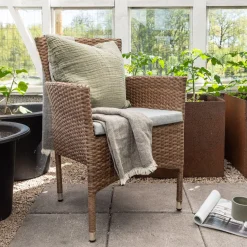 Nohr Tuinstoel Theressa Wicker* Terrasstoelen