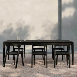 Ethnicraft Tuintafel Bok Gevernist Teakhout, kleur* Eettafels Voor In Je Tuin