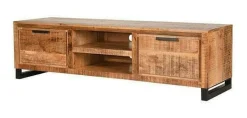 LABEL51 TV-meubel Glasgow Mangohout, 160cm* Tv-Meubel Hout
