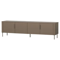 WOOOD TV-meubel Gunnar Grenenhout, 200cm* Tv-Meubel Zwart