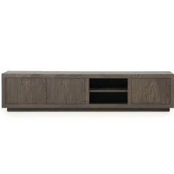 Eleonora TV-meubel Helsinki Eiken, 200cm* Tv-Meubel Zwart