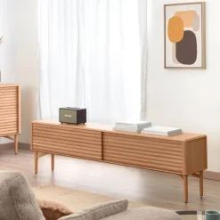 Kave Home TV-meubel Lenon Eikenhout, 200cm* Tv-Meubel Hout