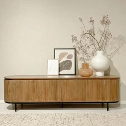 Livingfurn TV-meubel Noor Mangohout, kleur* Tv-Meubel Hout