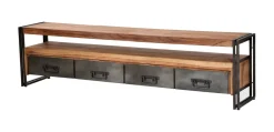 Artistiq Living TV-meubel Panama Acaciahout en staal* Tv-Meubel Hout