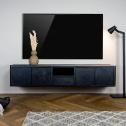 Tower Living TV-meubel Tenna Mangohout* Tv-Meubel Zwart