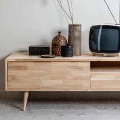 WOOOD TV-Meubel Tygo Eiken, 150cm* Tv-Meubel Hout