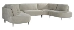 LABEL51 U-Bank Milano Elite stof* Hoekbank