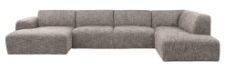 LABEL51 U-Bank Verona 380cm, Chenille* Hoekbank