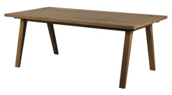 Bendt Uitschuifbare Eettafel Mads Gerookt Eiken, 200/243/286 x 95cm* Uitschuifbare Eettafel|Rechte Eettafel