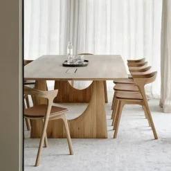 Ethnicraft Vergadertafel Geometric Gevernist Eikenhout, 313 x 140cm* Bureaus