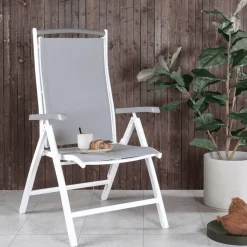 Nohr Verstelbare Tuinstoel Candise Textileen* Verstelbare Tuinstoelen