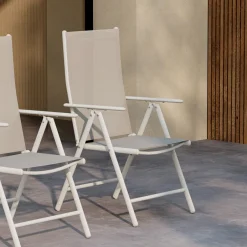 Nohr Verstelbare Tuinstoel Erikka Textileen* Verstelbare Tuinstoelen
