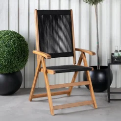 Nohr Verstelbare Tuinstoel Shaelynn Acaciahout* Verstelbare Tuinstoelen