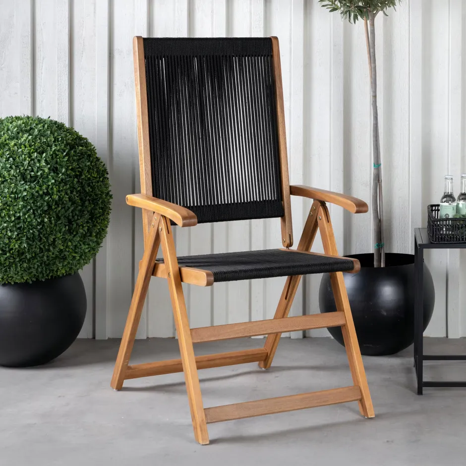 Nohr Verstelbare Tuinstoel Shaelynn Acaciahout* Verstelbare Tuinstoelen