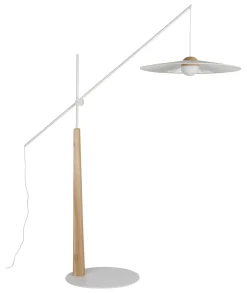 Zuiver Verstelbare Vloerlamp Belle Hout en touw, 200cm* Vloerlampen