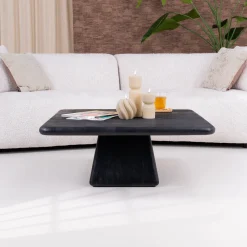 Tower Living Vierkante Salontafel Asti Mangohout, 90 x 90cm* Vierkante Salontafel