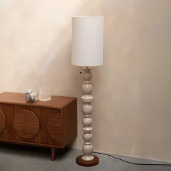 Zuiver Vloerlamp Brew Keramiek en linnen, 145cm* Vloerlampen