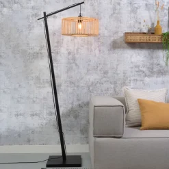 GOOD&MOJO Vloerlamp Bromo Bamboe, 176cm* Vloerlampen