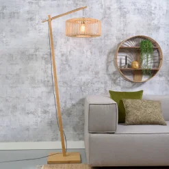 GOOD&MOJO Vloerlamp Bromo Bamboe, 176cm* Vloerlampen