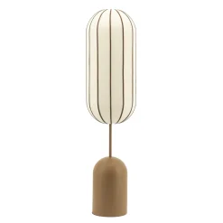 By-Boo Vloerlamp Cocoon Linnen en leder, 145cm, kleur* Vloerlampen