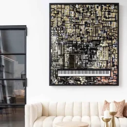 Richmond Interiors Wall Art Piano Wibi* Schilderijen