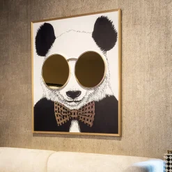 Richmond Interiors Wall Art Shiny Panda 130 x 118cm* Schilderijen