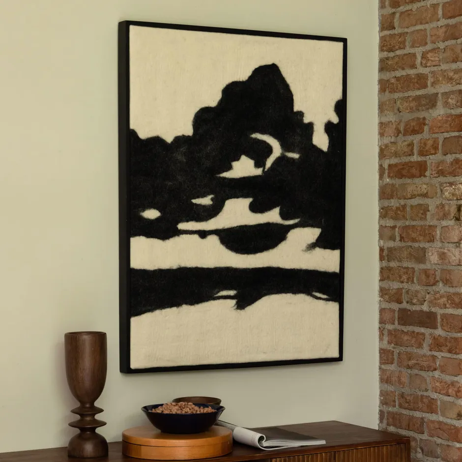 Dutchbone Wanddecoratie Sameer Vilt, 100 x 74cm* Wandpanelen