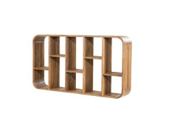 By-Boo Wandkast Cup & Co Teakhout, 60 x 110cm* Wandrekken & Wandkasten