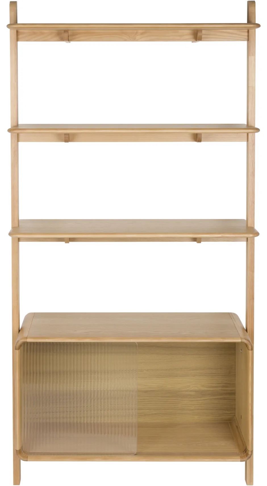 Zuiver Wandkast Rise Essen en Rubberhout, 180 x 90cm* Wandrekken & Wandkasten