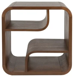 Zuiver Wandkast Seven Walnoot, 60 x 60cm* Wandrekken & Wandkasten
