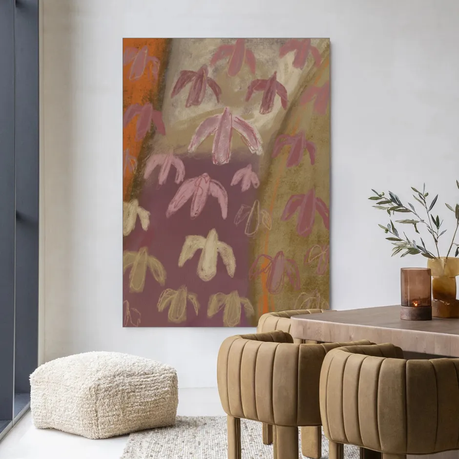 Urban Cotton Wandkleed A Birds View in maat en frame naar keuze* Wandkleden