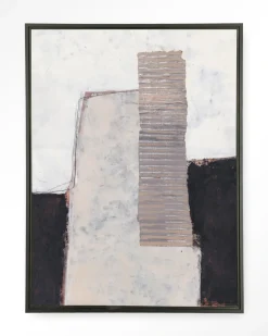 Urban Cotton Wandkleed Abstract 1 in maat en frame naar keuze* Wandkleden