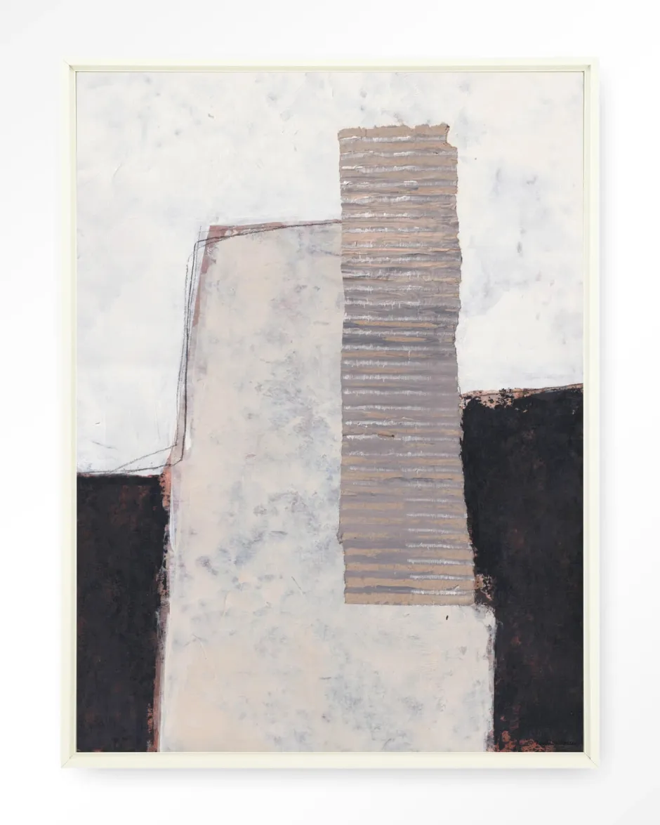 Urban Cotton Wandkleed Abstract 1 in maat en frame naar keuze* Wandkleden
