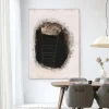 Urban Cotton Wandkleed Abstract 14 in maat en frame naar keuze* Wandkleden