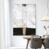 Urban Cotton Wandkleed Abstract 12 in maat en frame naar keuze* Wandkleden
