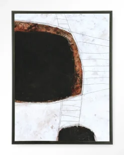 Urban Cotton Wandkleed Abstract 11 in maat en frame naar keuze* Wandkleden
