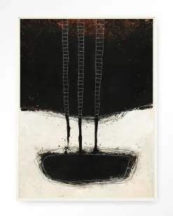 Urban Cotton Wandkleed Abstract 15 in maat en frame naar keuze* Wandkleden
