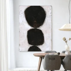 Urban Cotton Wandkleed Abstract 13 in maat en frame naar keuze* Wandkleden