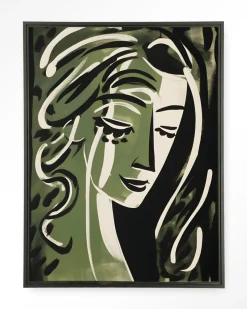Urban Cotton Wandkleed Aphrodite in maat en frame naar keuze* Wandkleden