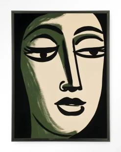 Urban Cotton Wandkleed Artemis in maat en frame naar keuze* Wandkleden